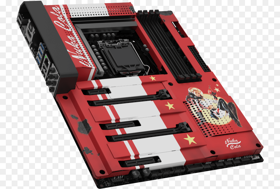 Nzxt H700 Nuka Cola, Electronics, Hardware, Computer Hardware, Musical Instrument Free Png Download