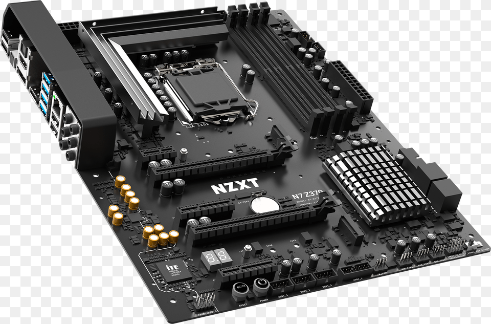 Nzxt N7 Intel Z370 Motherboard, Computer Hardware, Electronics, Hardware, Architecture Png