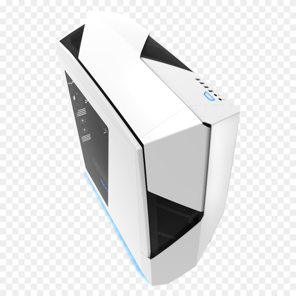 Nzxt Noctis White Mid Tower Gaming Case, Computer Hardware, Electronics, Hardware Png Image