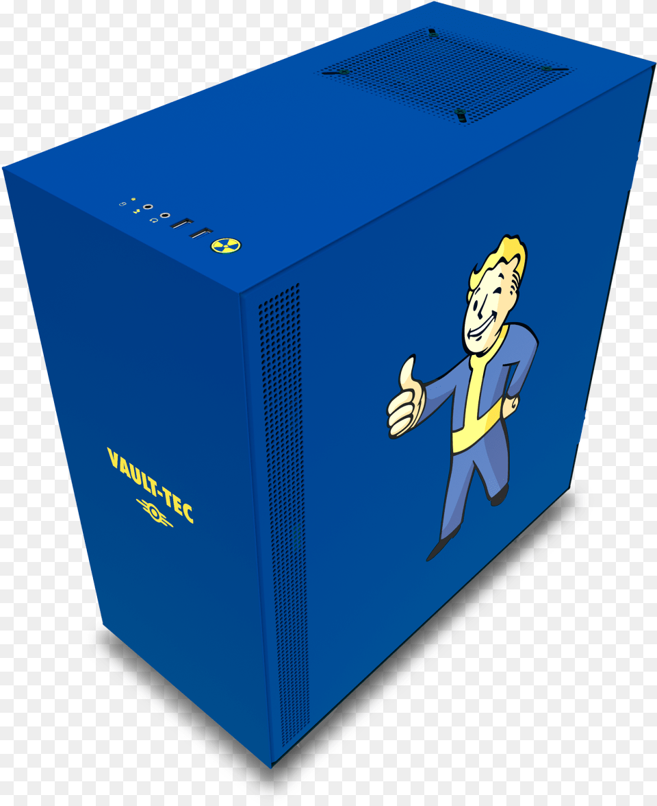 Nzxt Z390 Fallout, Box, Person, Cardboard, Carton Png Image