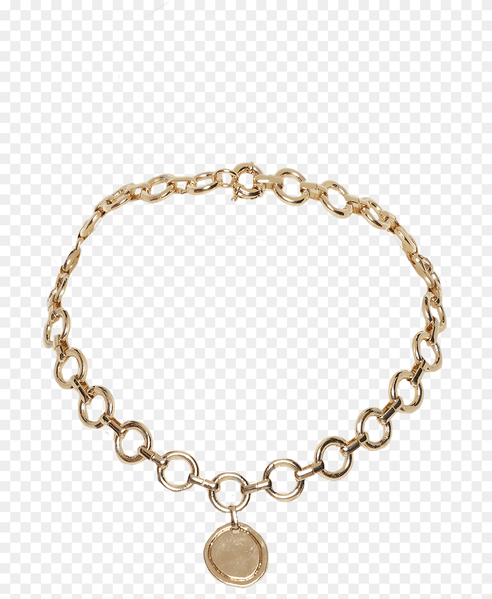 O Chain Choker In Colour Gold Earth Bracelet, Accessories, Jewelry, Necklace Png Image