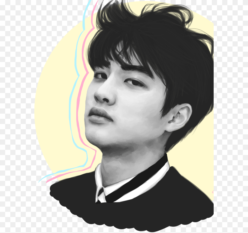 O Kyungsoo Exo Kpop D O Exo Sticker, Adult, Photography, Person, Man Png