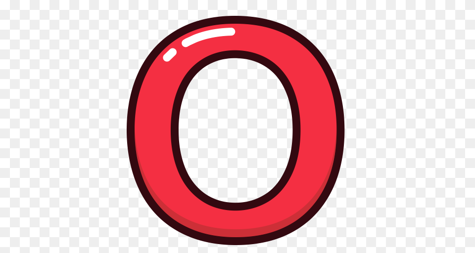O Letter Red Alphabet Letters Icon, Water Png Image