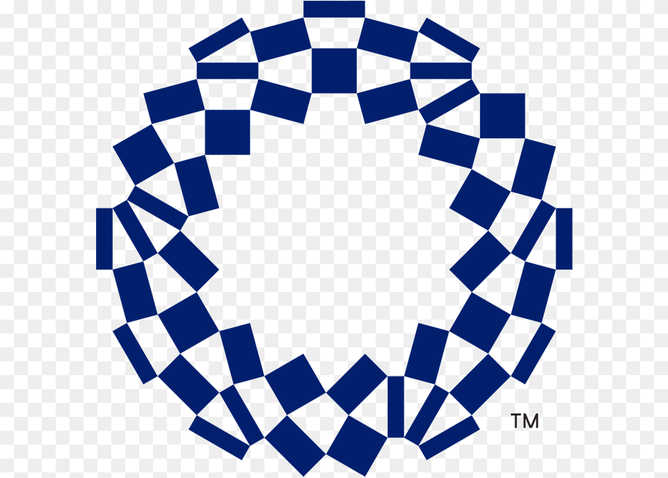 O Like Shape Checkered Olympics Logo Tokyo 2020 Logo, Pattern, Chess, Game Free Transparent Png