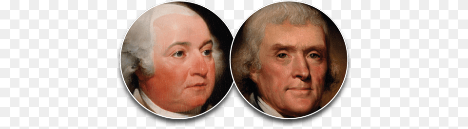 O Presidente John Adams V Se A Concorrer Contra O Thomas Jefferson, Art, Face, Portrait, Head Png Image