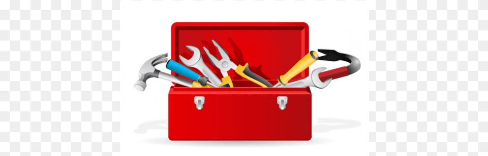 O Que No Pode Faltar No Seu Kit De Ferramentas Plumber Tools Cartoon, Device, Screwdriver, Tool, Box Free Png Download