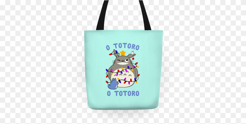 O Totoro Totes Lookhuman Anime Christmas Shirts, Accessories, Bag, Handbag, Tote Bag Free Png Download