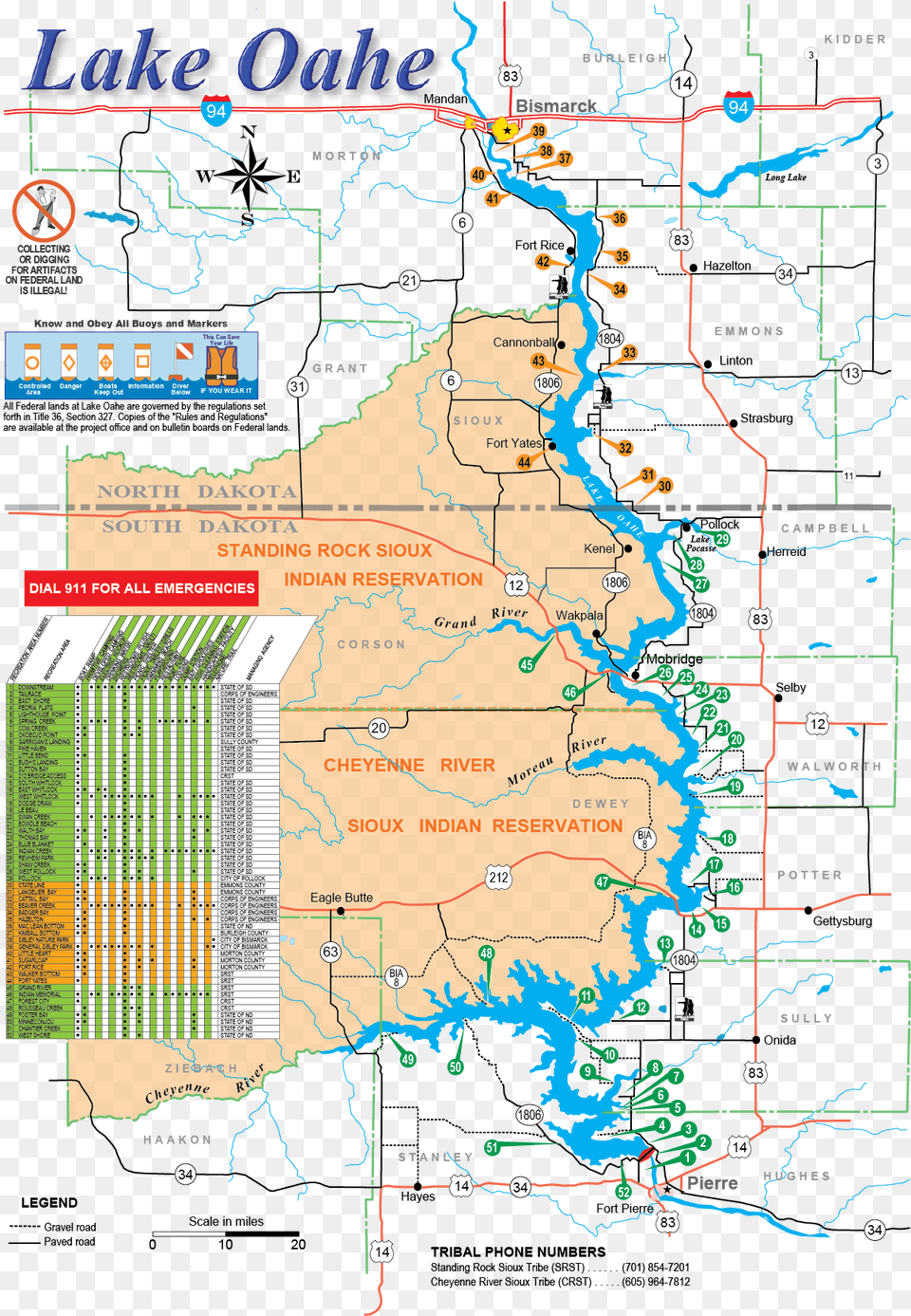 Oahe Recreation Area Map Lake Oahe On Us Map, Chart, Plot, Atlas, Diagram Free Transparent Png