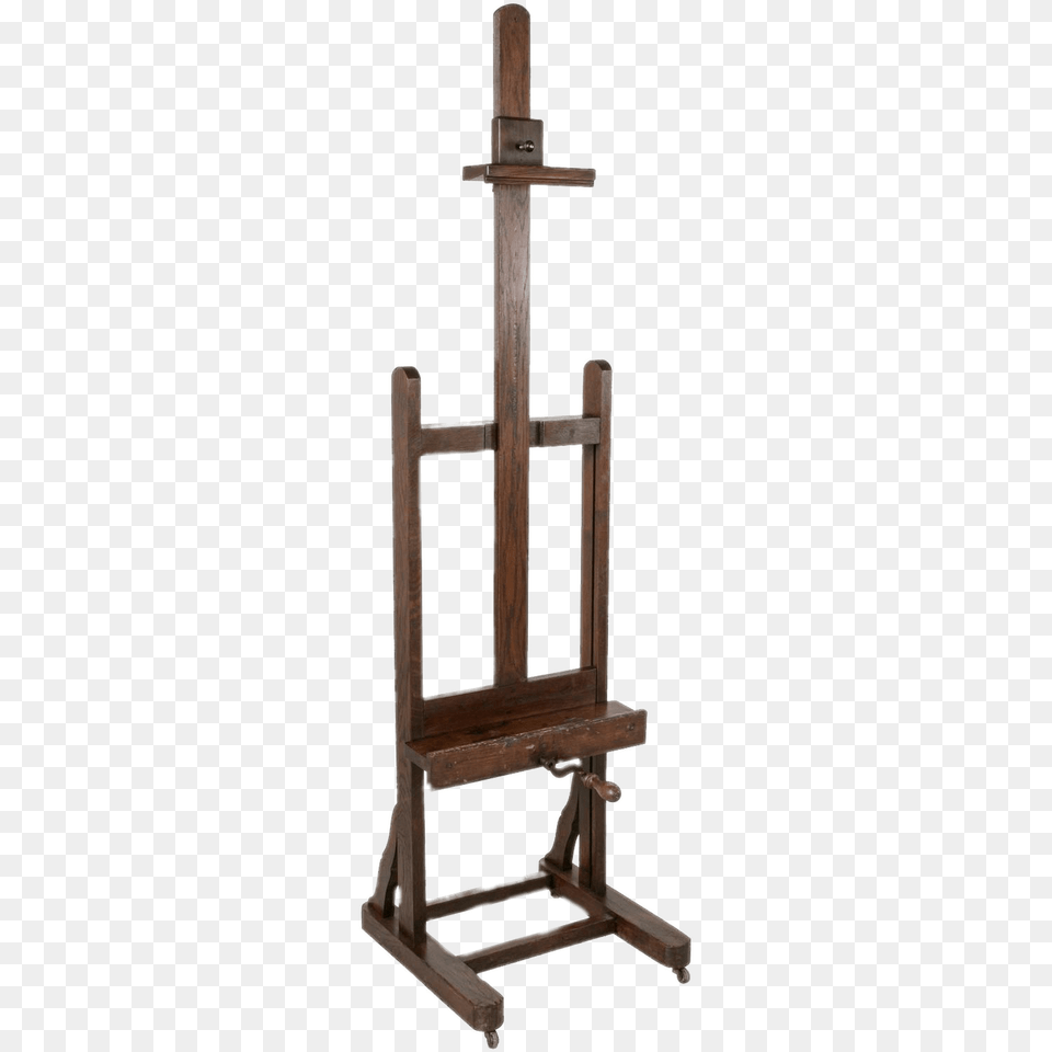 Oak Floor Easel Transparent, Furniture, Stand Free Png Download