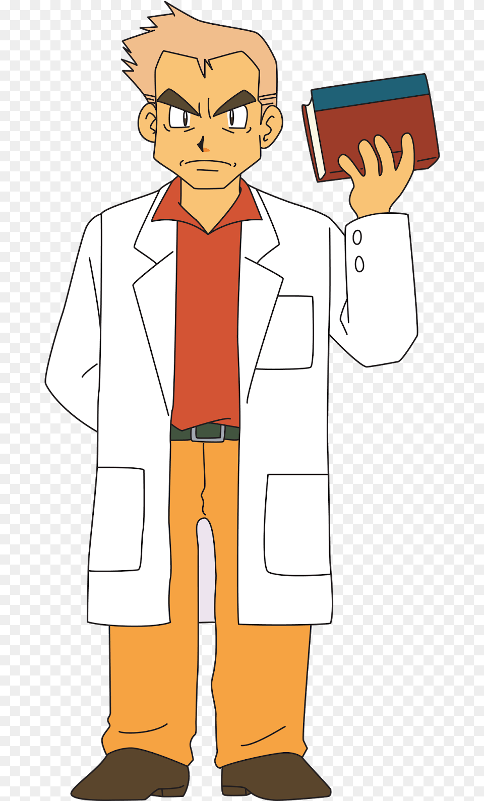 Oak Gary Delia Pokemon Costumes Professor Oak, Clothing, Coat, Lab Coat, Boy Free Png Download