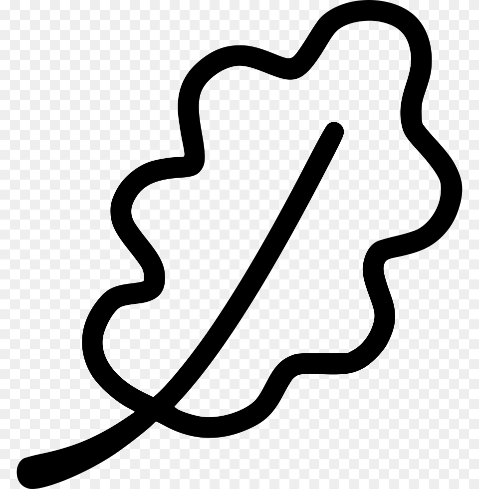 Oak Leaf Hoja De Roble, Stencil, Bow, Weapon, Clothing Png Image