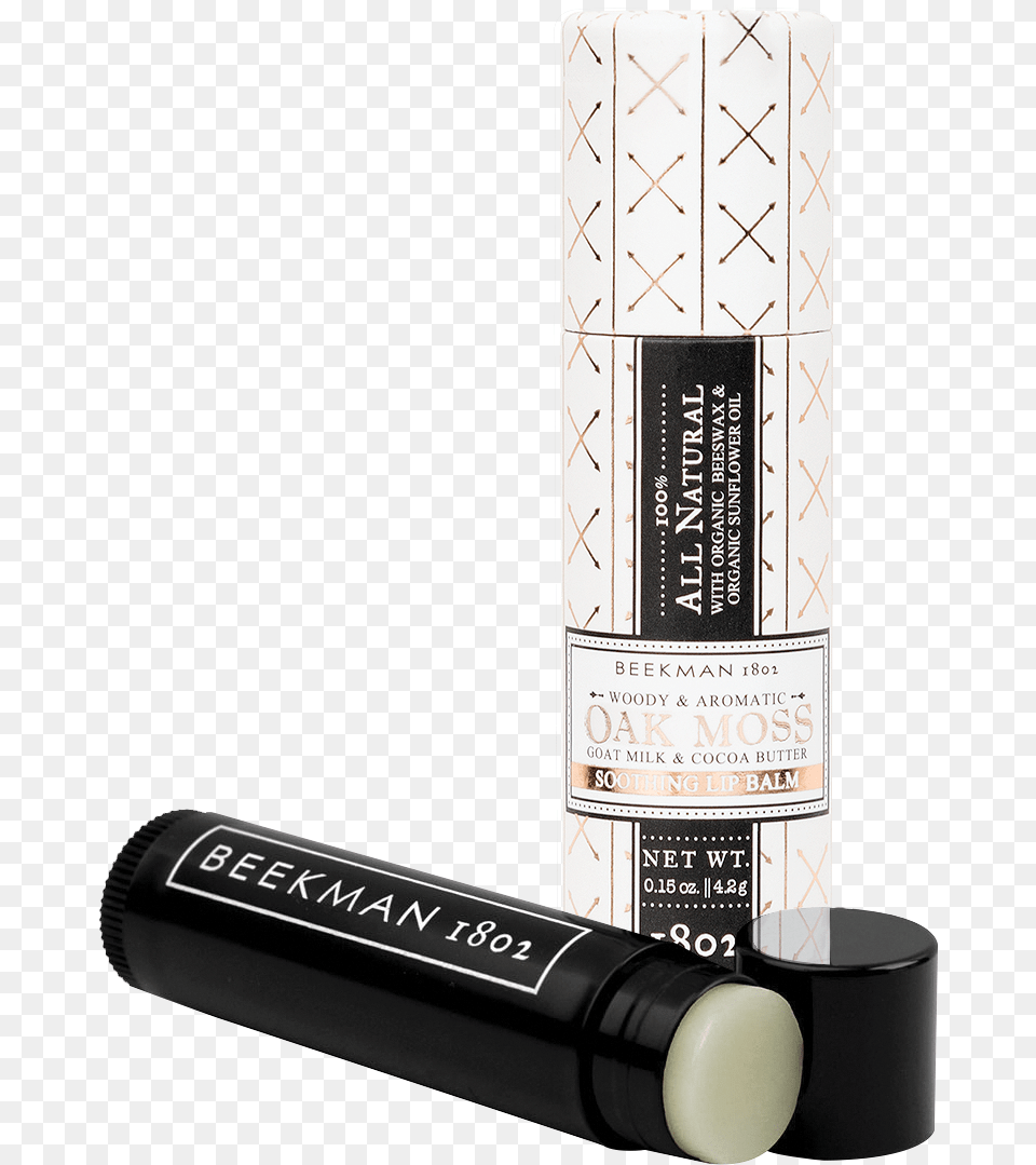 Oak Moss Lip Balm Stick All Natural Fresh Cream Lip Balm, Cosmetics, Bottle, Lipstick Png Image