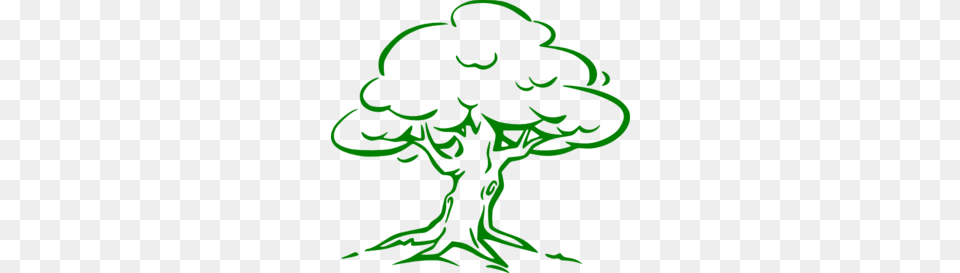 Oak Tree Clipart, Green, Person Free Png Download