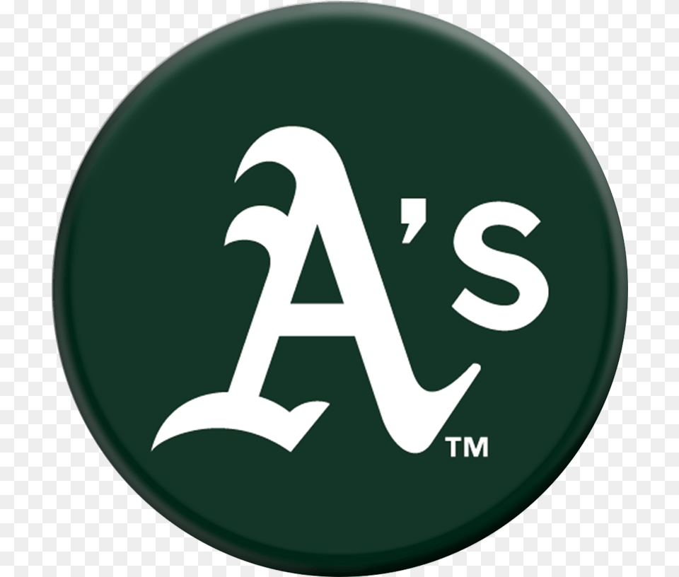 Oakland Athletics Circle Logo, Plate, Symbol Free Png Download