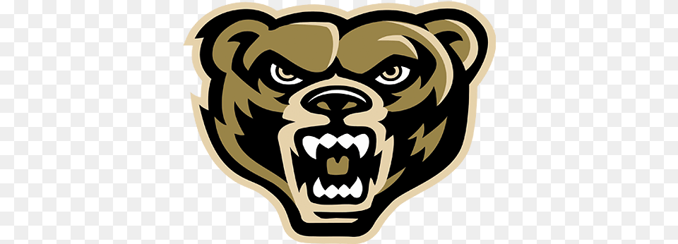 Oakland Golden Grizzlies Oakland University Basketball Logo, Baby, Person, Body Part, Mouth Free Png Download