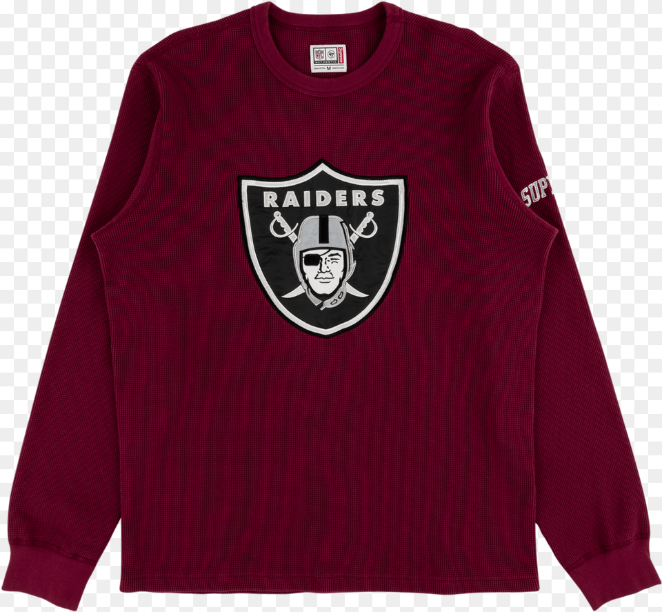 Oakland Raiders, Clothing, Sleeve, Maroon, Long Sleeve Free Png Download