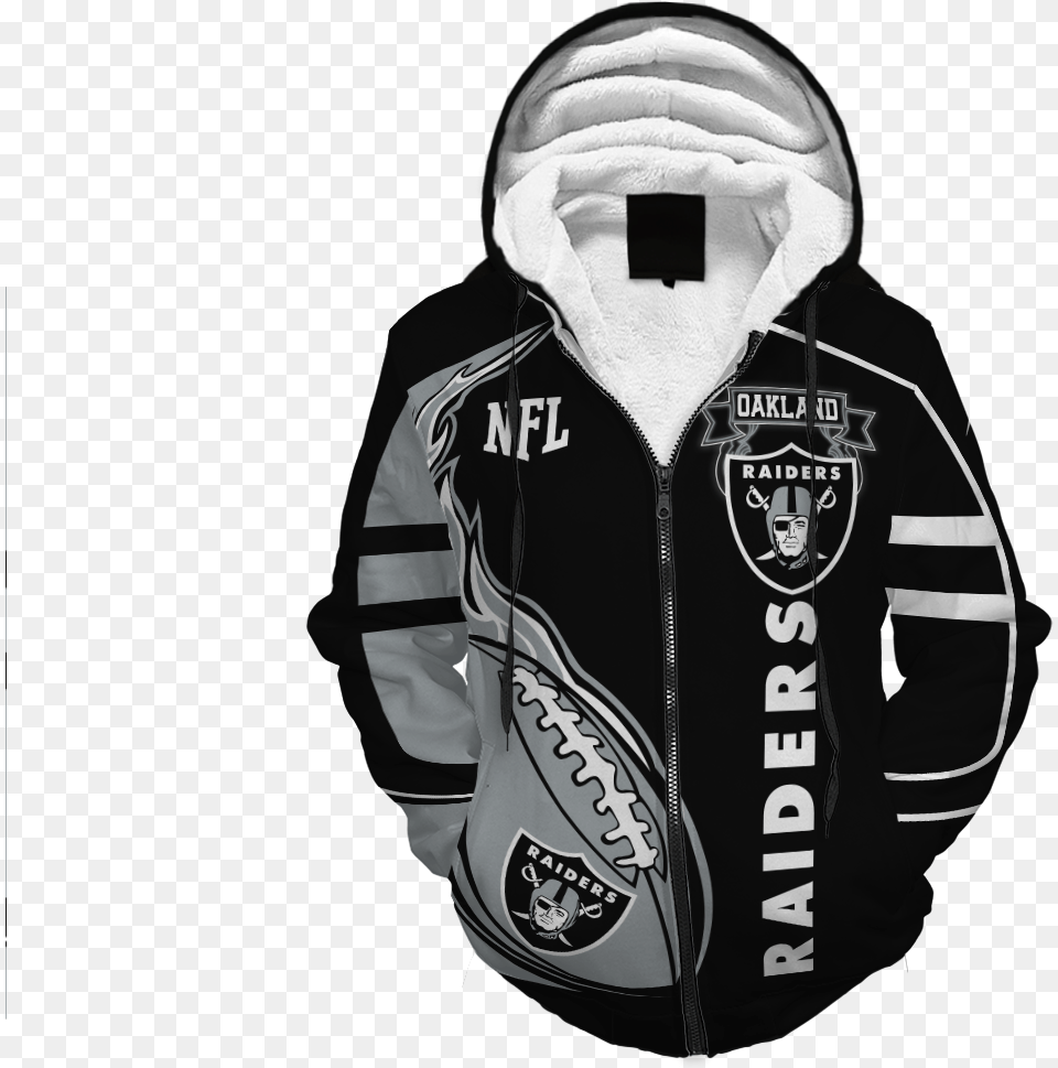 Oakland Raiders, Clothing, Coat, Hood, Hoodie Free Png Download