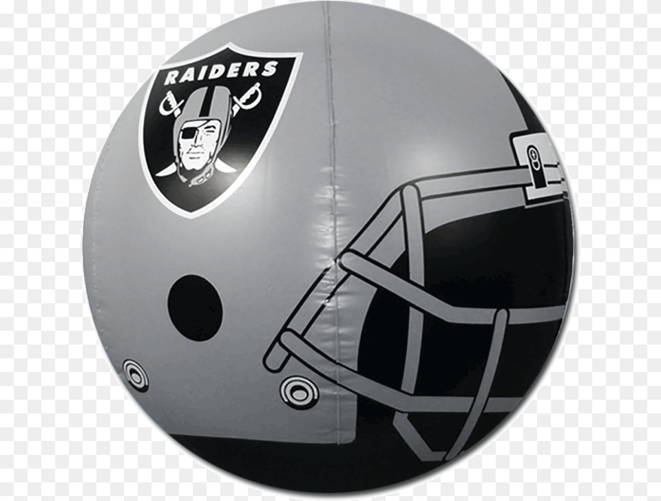 Oakland Raiders Beach Ball Oakland Raiders 24quot Beach Ball, Sport, Soccer Ball, Soccer, Helmet Png