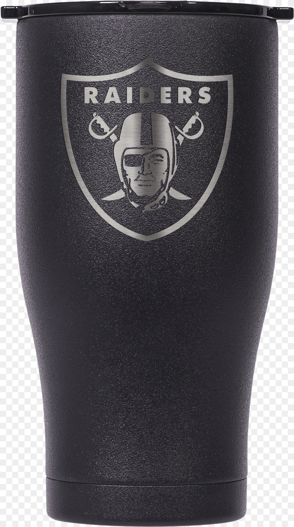 Oakland Raiders Blackblack Etched Chaser 27oz Oakland Raiders, Alcohol, Beer, Beverage, Glass Free Png Download