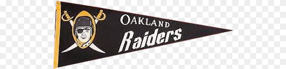 Oakland Raiders Felt Football Banner Free Png Download