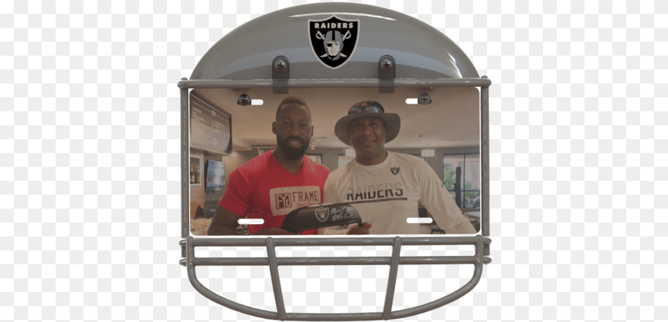 Oakland Raiders Helmet With Custom Metal Photo Combo Oakland Raiders, Playing American Football, Person, Sport, Football Free Transparent Png