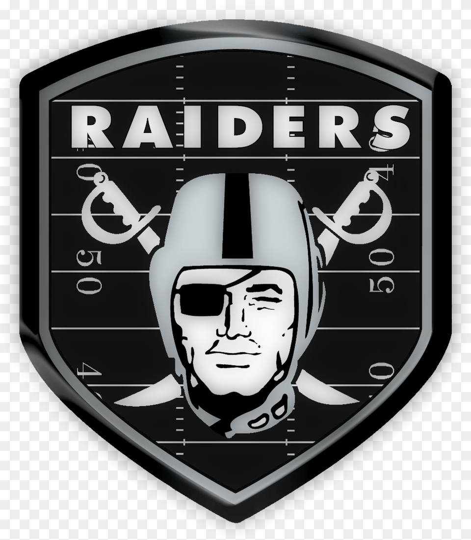 Oakland Raiders Logo, Badge, Symbol, Face, Head Free Transparent Png