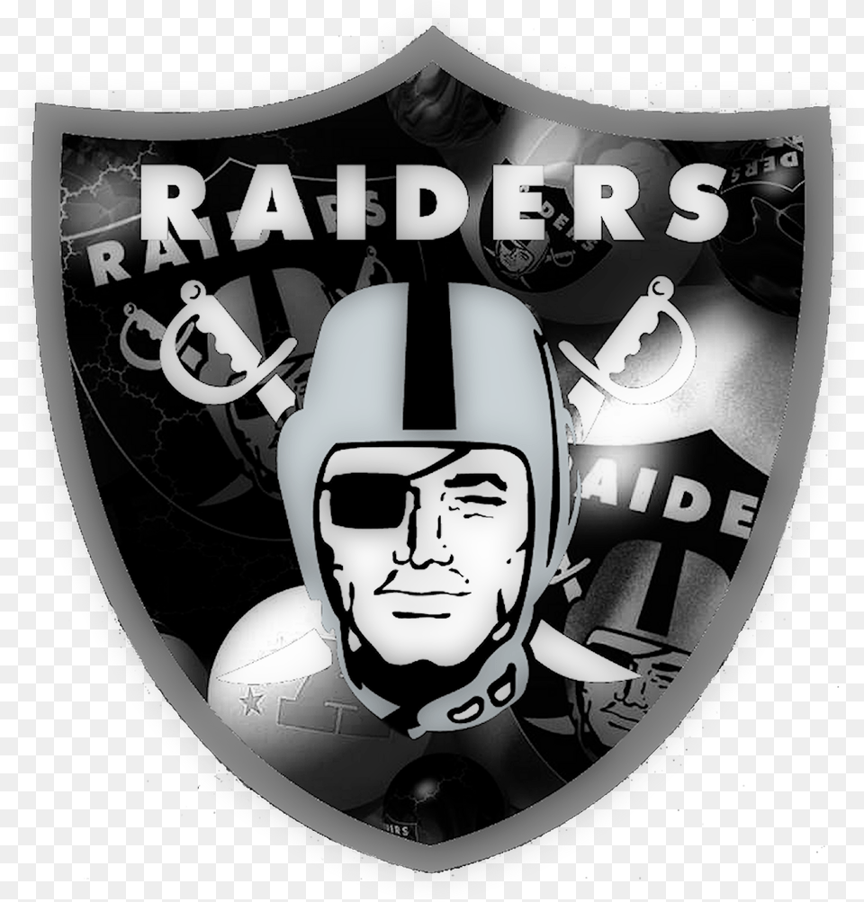 Oakland Raiders Logo Oakland Raiders, Adult, Male, Man, Person Png