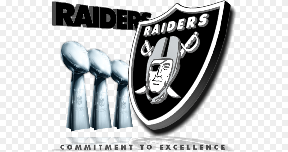 Oakland Raiders Ring, Cutlery, Spoon, Face, Head Png