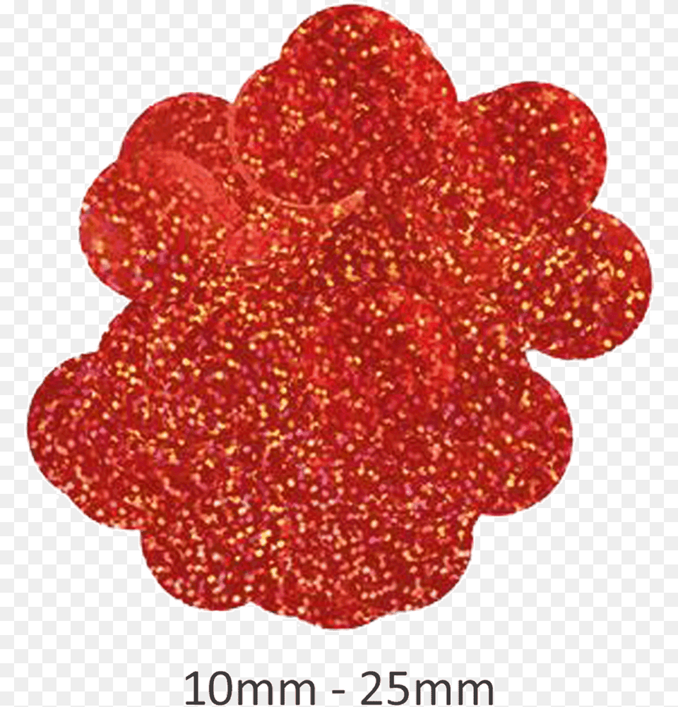 Oaktree Red Holographic Foil Confetti Floral Design, Berry, Food, Fruit, Plant Free Transparent Png