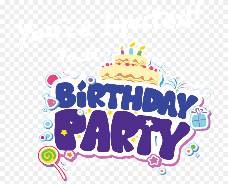 Oakville Academy For The Arts Birthday Party Icon Birthday Party Text, People, Person, Birthday Cake, Cake Free Png Download