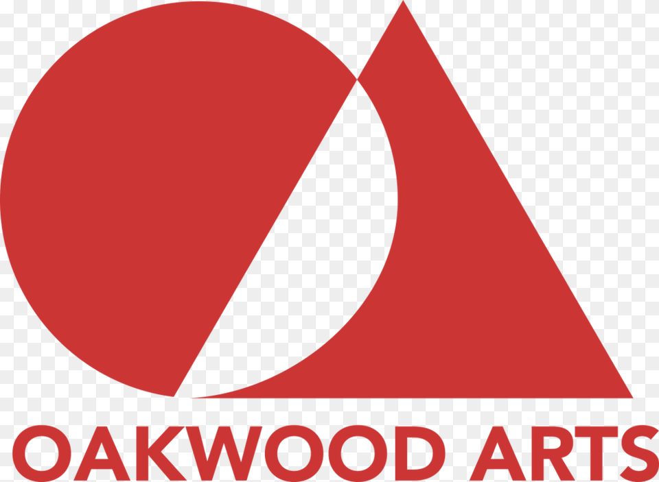 Oakwood Arts Logo Red Circle, Triangle Png Image