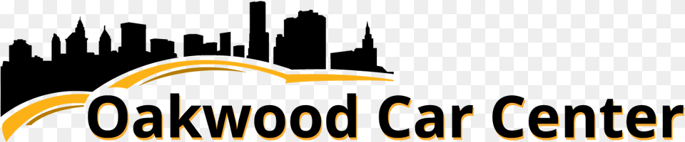 Oakwood Car Center New York City Skyline Silhouette, Text, Logo Free Png
