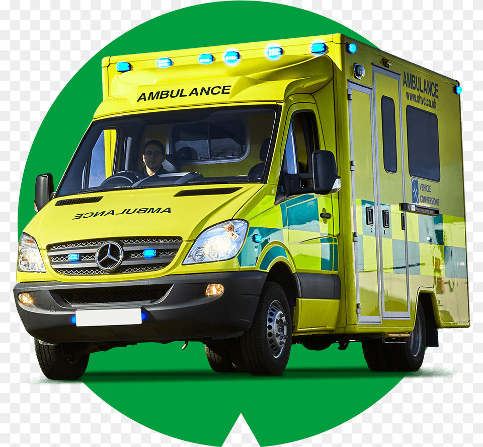 Oamph Box Body Ambulance Ambulance, Vehicle, Van, Transportation, Car Free Png Download