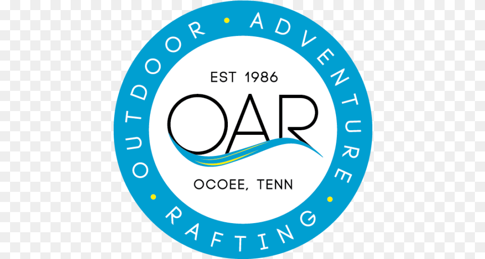 Oar Ocoee River Outdoor Adventure Logo Circle, Disk, Badge, Symbol Free Png Download