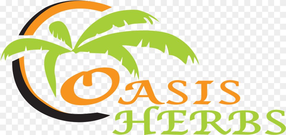 Oasis Herbs Co Palm Tree, Plant, Vegetation, Logo, Palm Tree Free Png