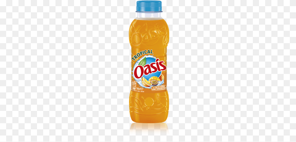 Oasis Tropical Bouteille Oasis 50 Cl, Beverage, Juice, Orange Juice, Food Png Image