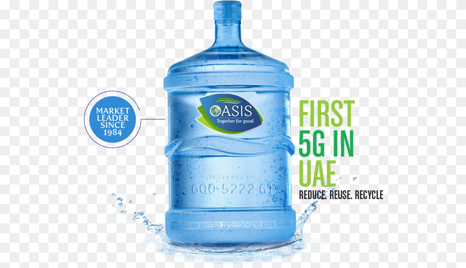 Oasis Water 5 Gallon, Beverage, Bottle, Mineral Water, Water Bottle Free Png