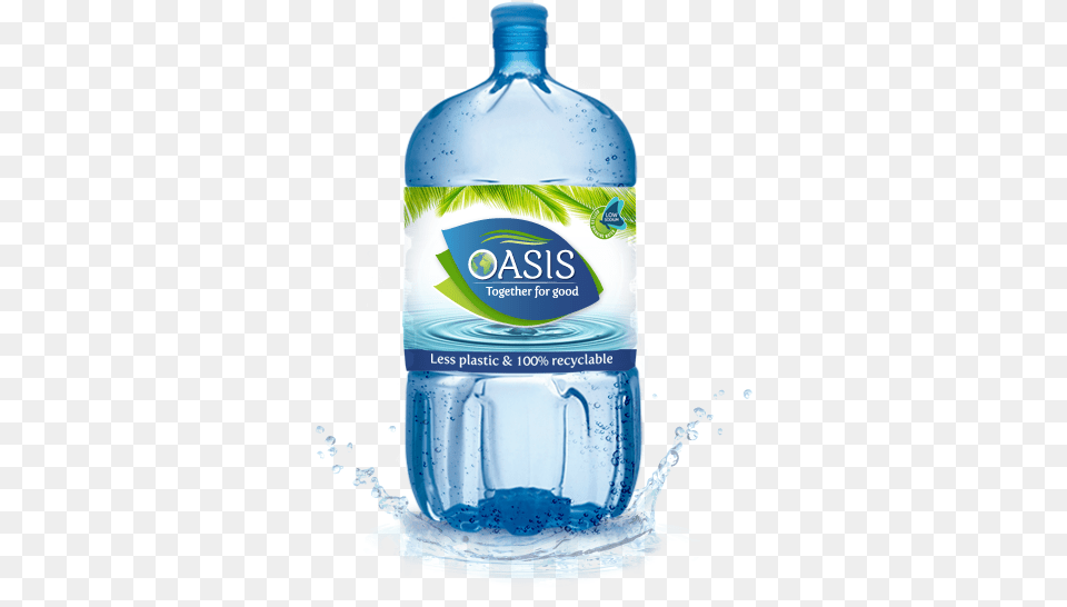 Oasis Water Bottle 1 Litre, Beverage, Mineral Water, Water Bottle Free Png