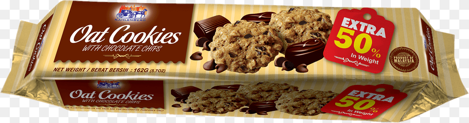 Oat Cookies With Chocolate Chocolate Chips Cookies With Oats Packaging, Food, Sweets, Snack Free Png Download