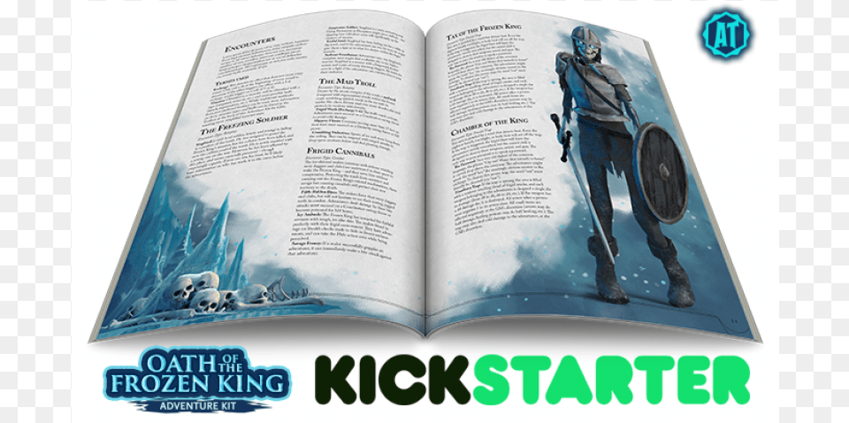 Oath Of The Frozen King Kickstarter39s Guide To Kickstarter, Advertisement, Book, Poster, Publication Free Png Download