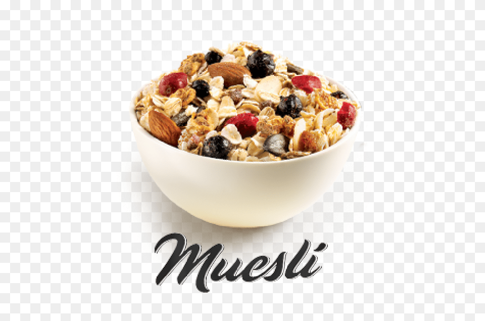 Oatmeal Clipart Muesli Muesli, Food, Bowl, Grain, Produce Free Png