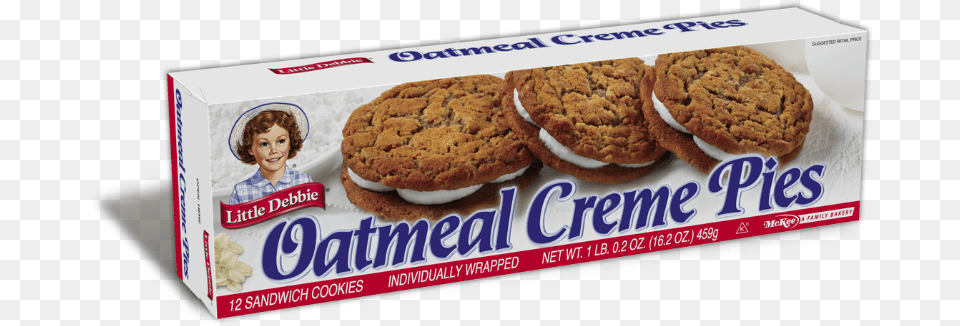 Oatmeal Cream Pies, Food, Sweets, Cookie, Person Free Png