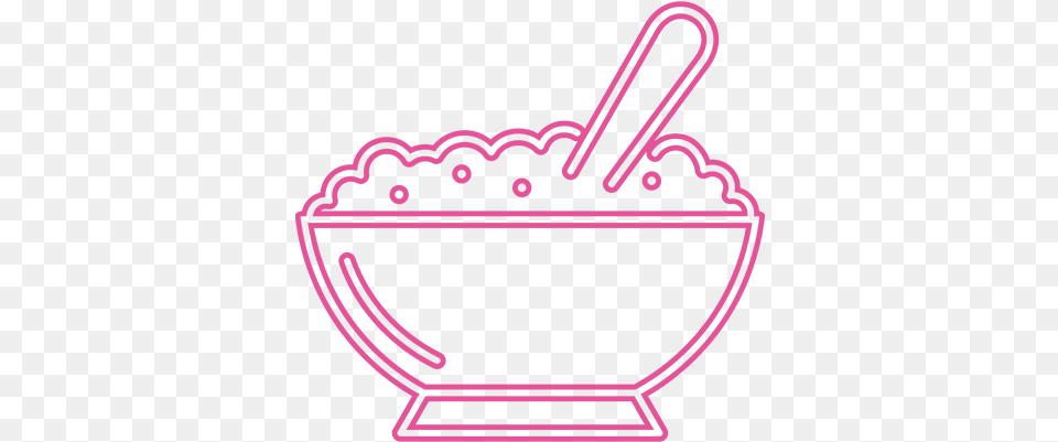 Oatmeal Punch Bowl, Cream, Dessert, Food, Ice Cream Png Image