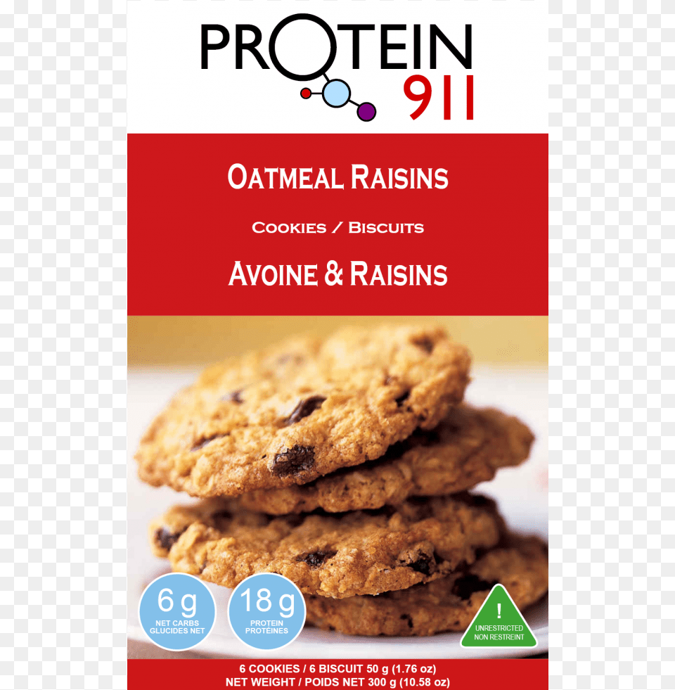 Oatmeal Raisins Cookies Oatmeal Raisin Cookies, Food, Sweets, Burger, Advertisement Free Transparent Png
