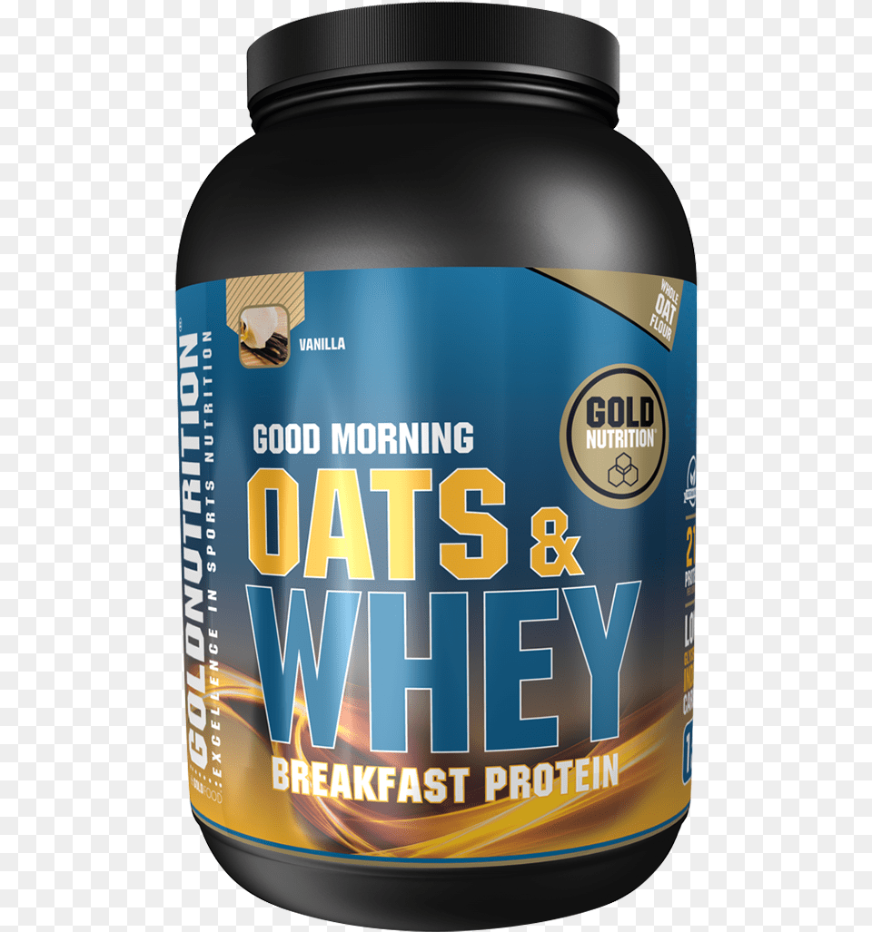 Oats Wheybreakfastproteinvanilla1png Bodybuilding Supplement, Can, Tin, Jar Free Png Download