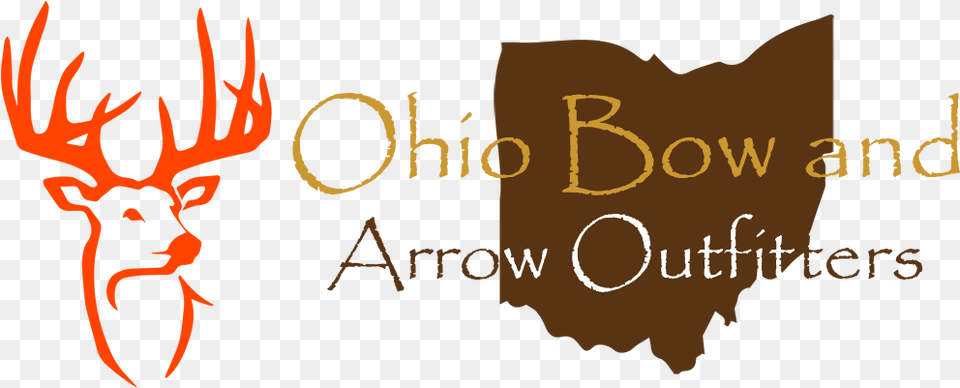 Oba Outfitters Ohio Bow And Arrow Love Ohio, Antler, Animal, Deer, Mammal Free Png Download