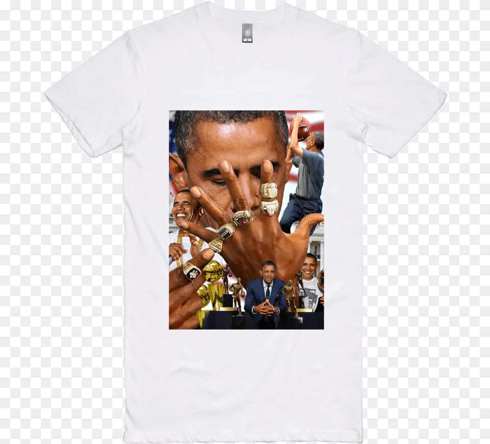Obama, T-shirt, Clothing, Shirt, Person Free Png Download