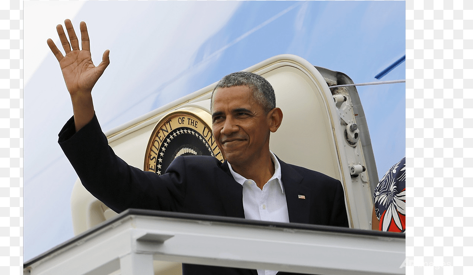 Obama Air Force One Goodbye, Body Part, Person, Finger, Hand Free Png Download