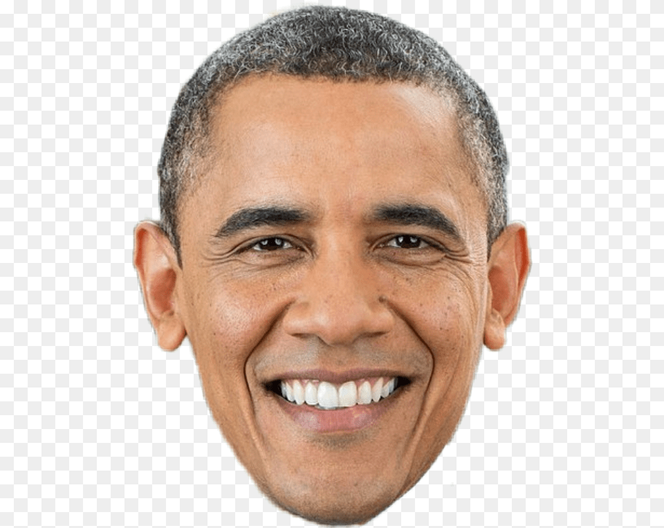 Obama Barackobama Presidentobama President Obama Face Mask Print, Adult, Person, Man, Male Png