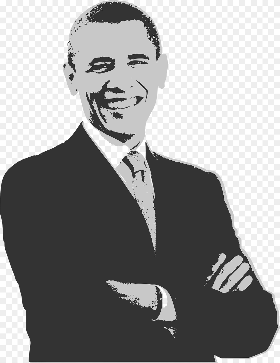 Obama Clipart, Suit, Clothing, Person, Formal Wear Png Image